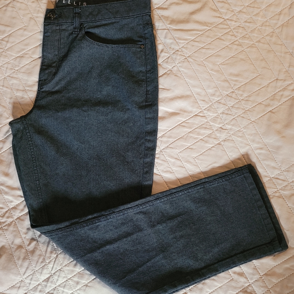Perry Ellis Dark Gray Very Slim Stretch Jeans